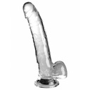 Consolador Realista Pipedream King Cock Clear TPE Transparente