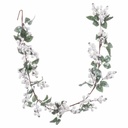 Guirnalda de Navidad Perla Foam Tejido 15 x 15 x 130 cm