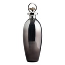 Decorative bottle Silver 16 x 16 x 48 cm Decorative