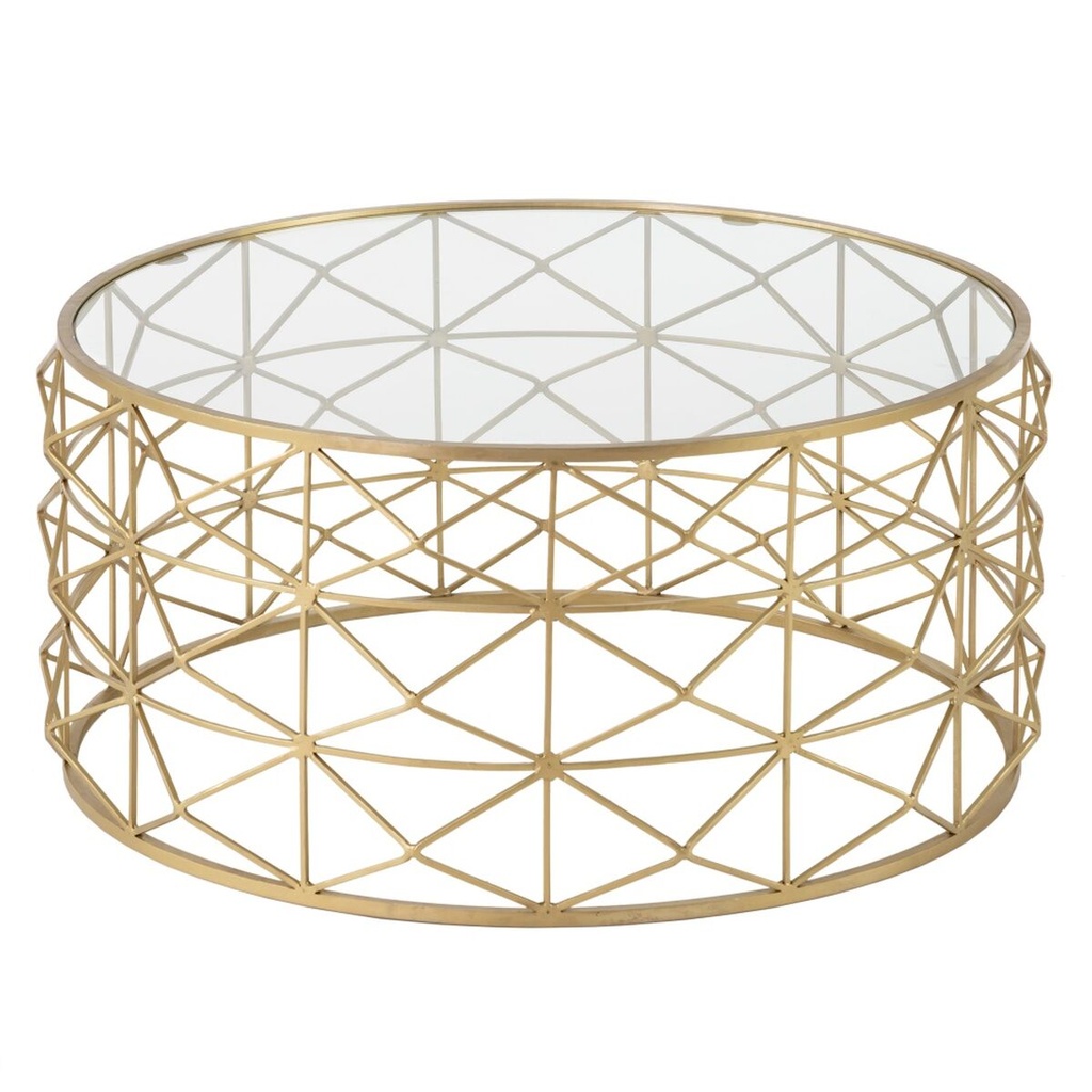 Centre Table Golden 98 x 98 x 44 cm