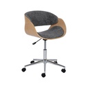 Office Chair Grey Natural 59 x 64 x 88 cm