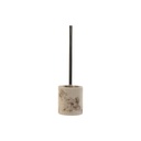 Toilet Brush Home ESPRIT Cream Silver Resin Polyethylene 10,5 x 10,5 x 37 cm