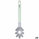 Cuchara para Servir Pasta Quid Ozon Verde Plástico 32 cm (12 Unidades)