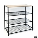 Shelves Vinthera Moa Metal MDF Wood 60 x 30 x 63,5 cm (3 Units)