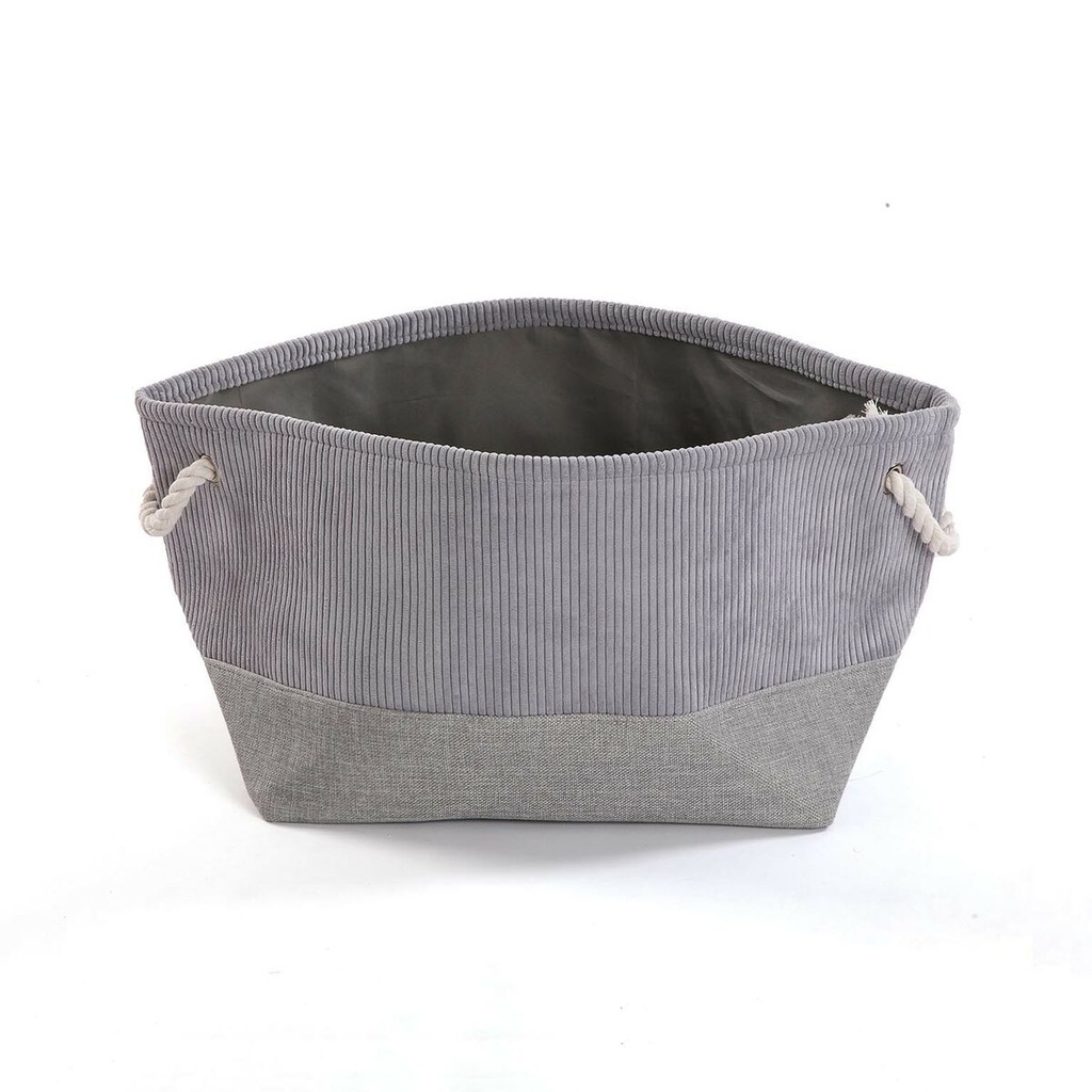 Multi-purpose basket Versa Corduroy 27 x 26 x 27 cm