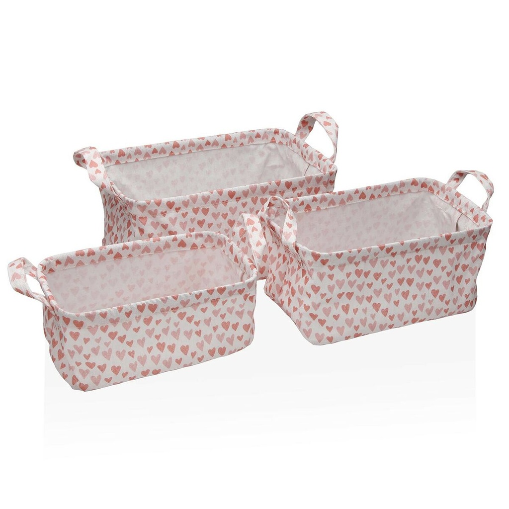 Basket set Versa Amore 28 x 18 x 14 cm