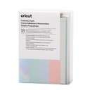 Insertion Cards for Cutting Plotter Cricut Pastel R10 (18 Units)