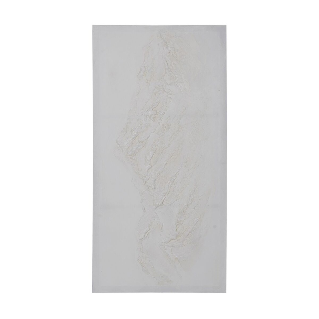 Cuadro Blanco Crema Montaña 120 x 5 x 60 cm