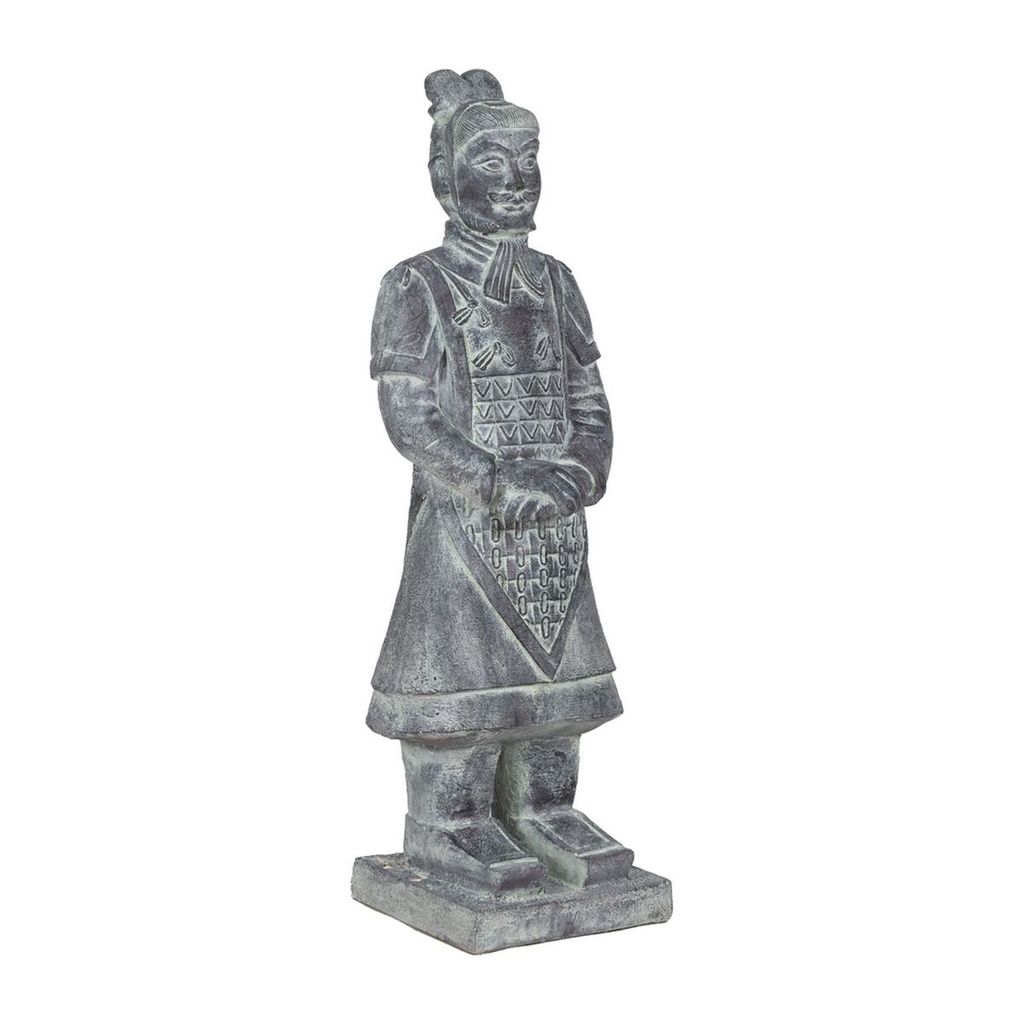 Decorative Figure Grey Warrior 41 x 33,5 x 122 cm