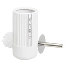 Toilet Brush White Ceramic 11 x 11 x 32 cm