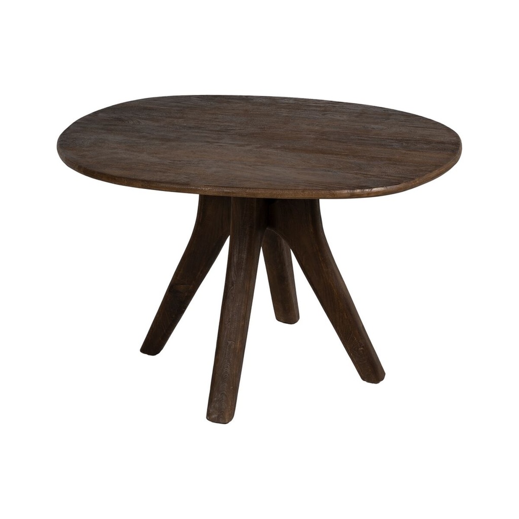 Dining Table Brown Mango wood 120 x 106 x 76 cm