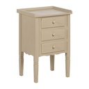 Nightstand Cream 43 x 33 x 66 cm