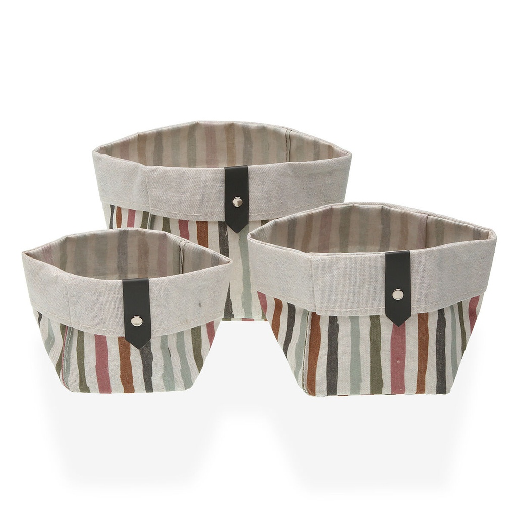 Juego de Cestas Versa Ligne 14 x 14 x 14 cm