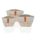 Basket set Versa Clivia 14 x 14 x 14 cm