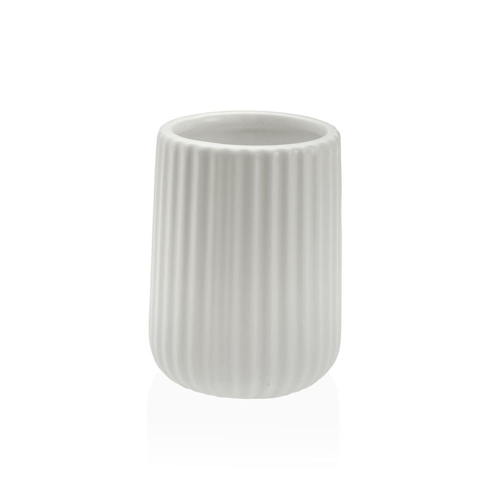 Toothbrush Holder Versa White Ceramic