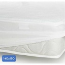 Protector de colchón Lovely Home Blanco 190 x 140 cm