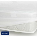 Protector de colchón Lovely Home Blanco 190 x 90 cm