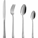 Cubertería Arthur Martin AM3902 Gris Acero Inoxidable 24 Piezas