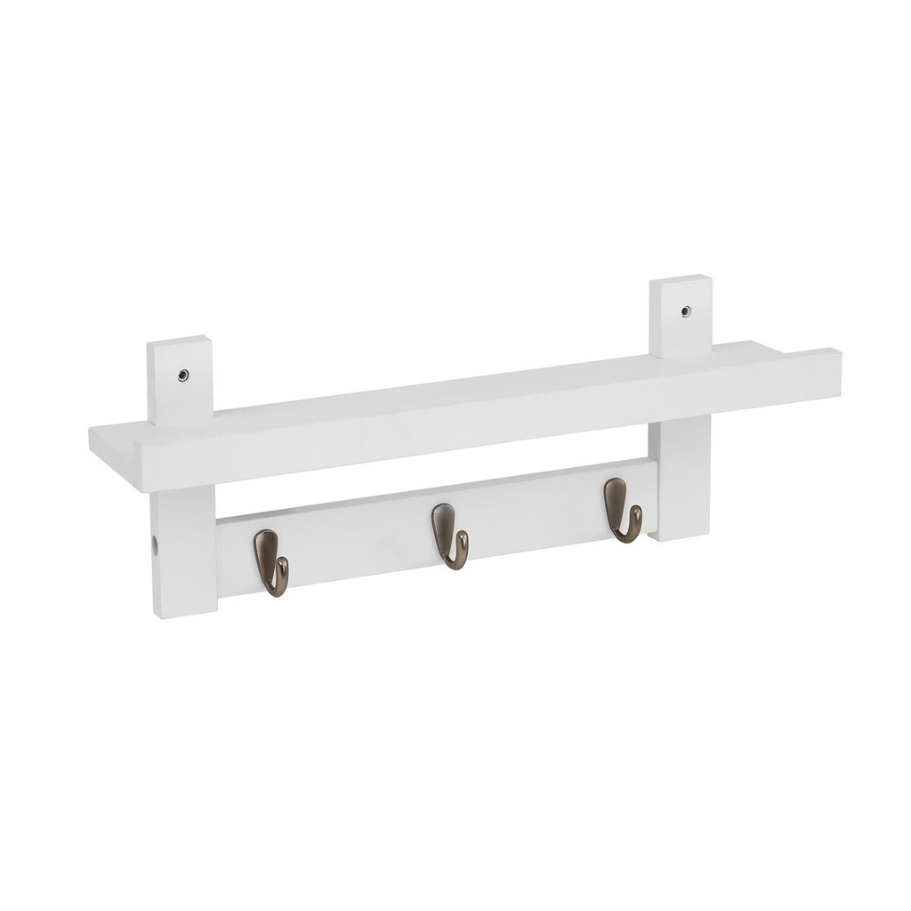 Shelve White Bamboo 49 x 12 x 18 cm