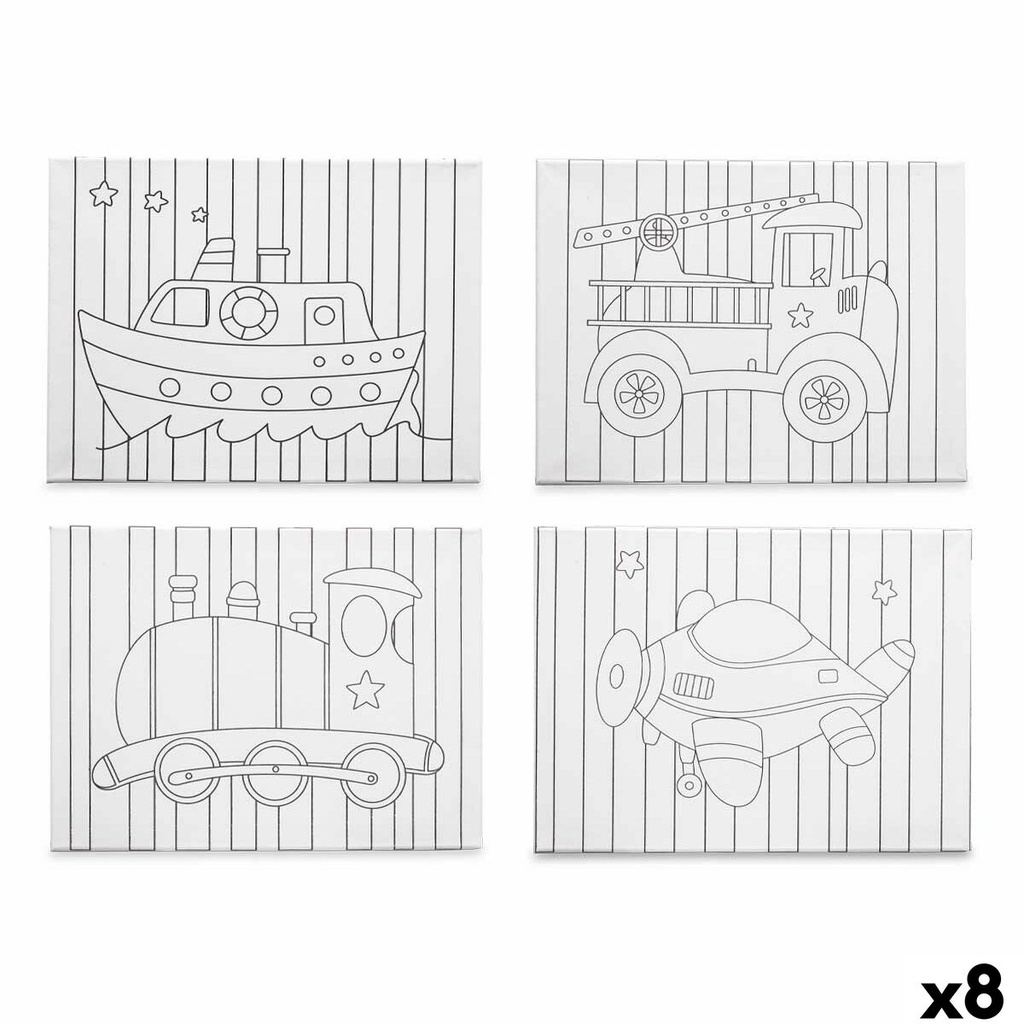 Canvas Pincello 29100261 Wood Cloth 8 Units