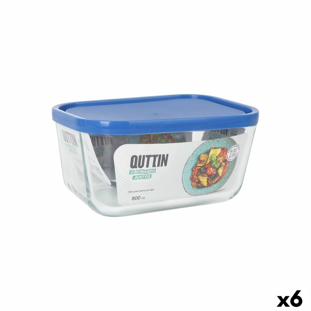 Lunch box Inde Frigo Rectangular 16,5 x 11,7 x 7,4 cm (6 Units)