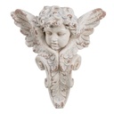 Sculpture White Resin Manganese oxide Angel 60 x 25 x 68 cm