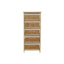 Cajonera DKD Home Decor Natural Bambú Madera de Paulonia 42 x 32 x 98 cm