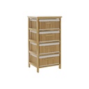 Cajonera DKD Home Decor Natural Bambú Madera de Paulonia 42 x 32 x 81 cm