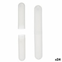 Portacepillos de Dientes Transparente Polipropileno 20 x 2 x 3 cm (24 Unidades)
