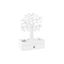 Jewelry box DKD Home Decor White MDF Wood (24 x 12 x 36 cm)