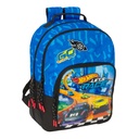 Mochila Escolar Hot Wheels Let's race Azul Negro 32 x 42 x 15 cm