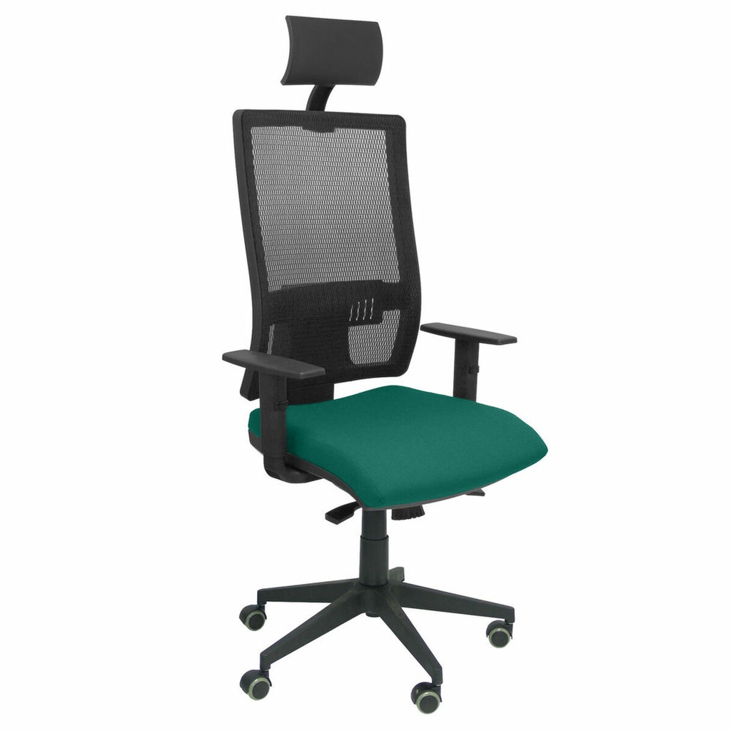 Office Chair with Headrest Horna bali Piqueras y Crespo BALI456 Emerald Green