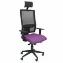 Office Chair with Headrest Horna Piqueras y Crespo SBALI82 Purple Lilac