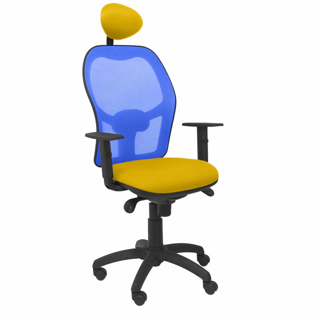 Silla de Oficina con Cabecero Jorquera  Piqueras y Crespo ALI100C Amarillo