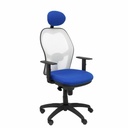 Office Chair with Headrest Jorquera  Piqueras y Crespo ALI229C Blue