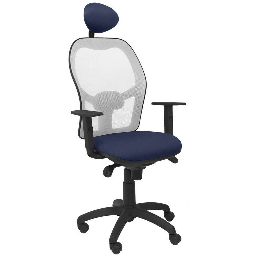Office Chair with Headrest Jorquera Piqueras y Crespo ALI200C Blue Navy Blue