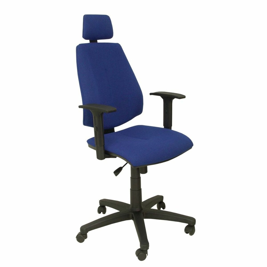 Silla de Oficina con Cabecero  Montalvos Piqueras y Crespo 942253 Azul