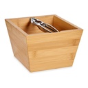 Cascanueces Kinvara JWKW-4410 Marrón Metal Bambú 16 x 11 x 16 cm Cascanueces