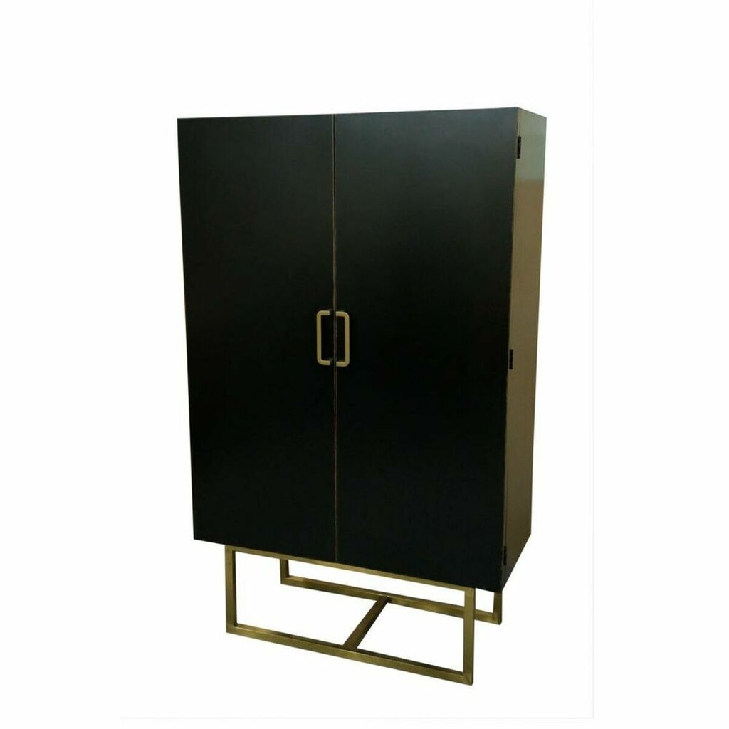 Armario DKD Home Decor   110 x 50 x 180 cm Negro Metal Álamo