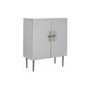 Cupboard DKD Home Decor White Golden Iron Mango wood 85 x 45 x 110 cm BAR