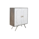 Sideboard DKD Home Decor Grey Golden White Brass Mango wood (93 x 41 x 114 cm)