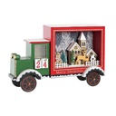 Advent Calendar DKD Home Decor Lorry LED Light MDF Wood (31 x 9 x 20 cm)