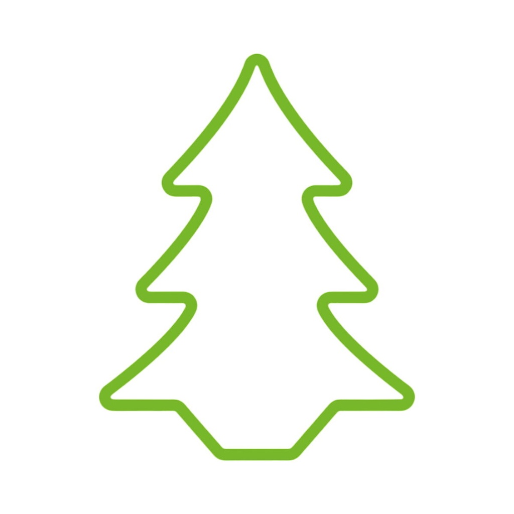 Decorative Figure EDM 72128 Flexiled Green Fir 45 x 3 x 62 cm