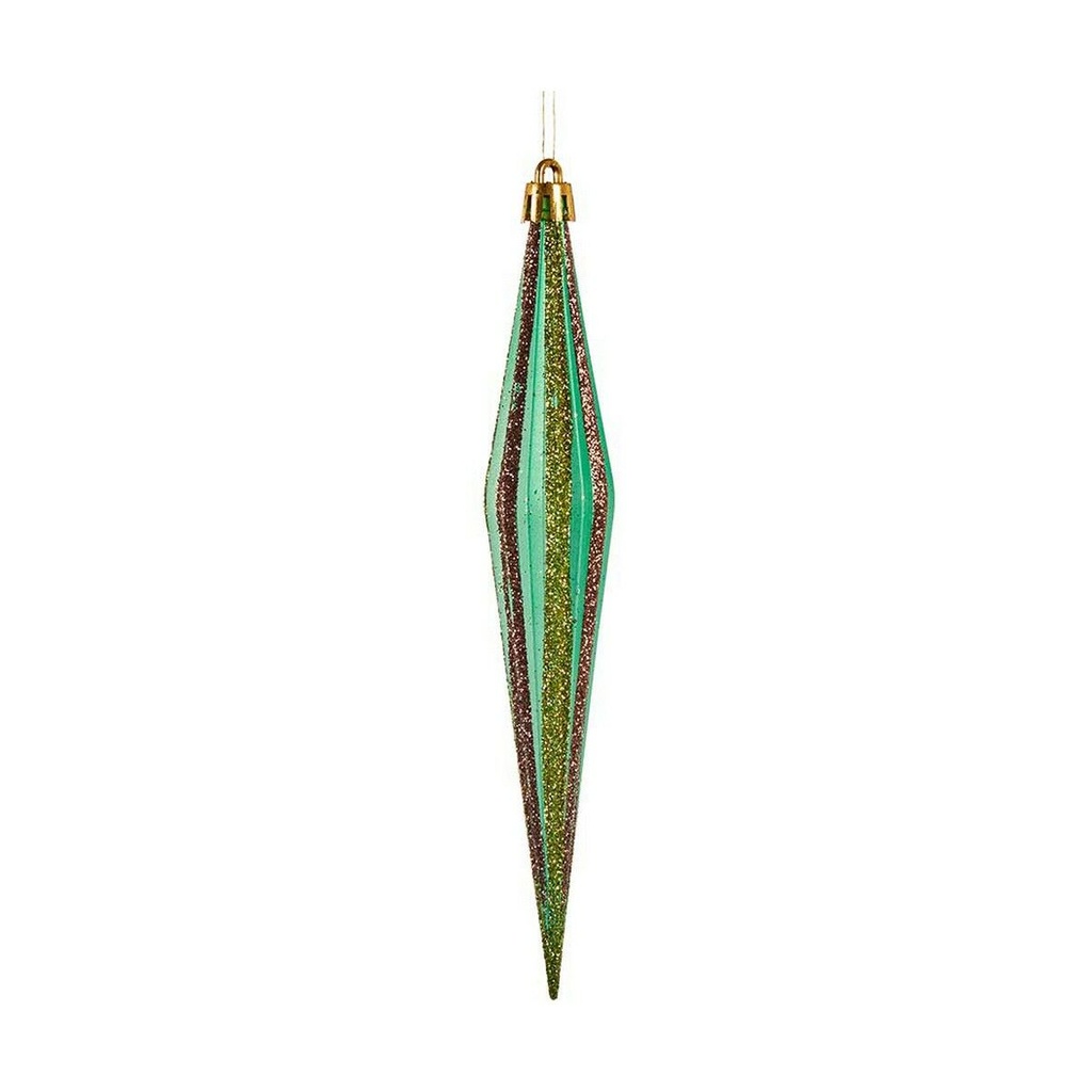 Adorno Navideño Krist+ 00901 Rojo Verde Dorado 3 x 8,5 x 19 cm Alargado