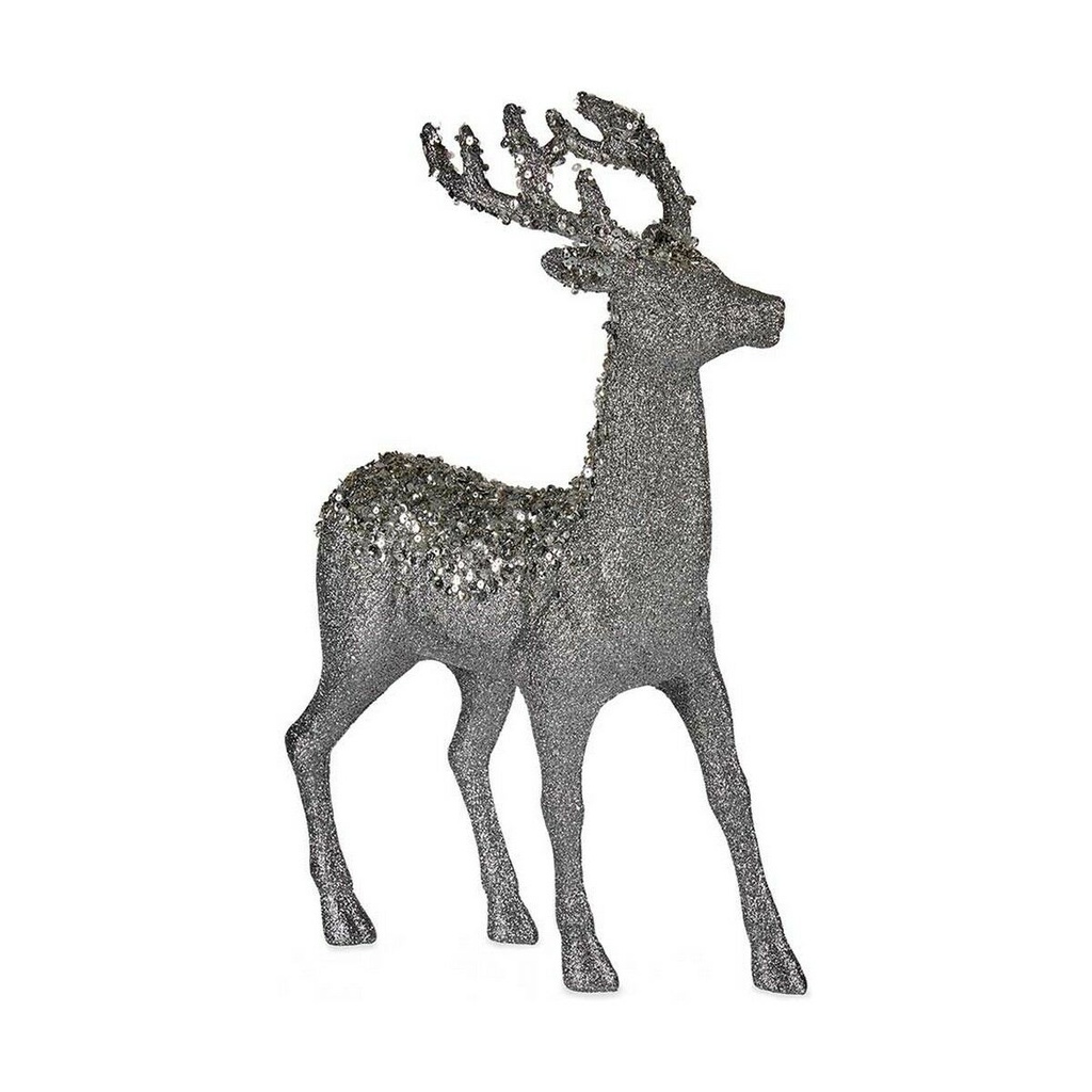 Christmas Reindeer Krist+ White Silver Reindeer 15 x 45 x 30 cm