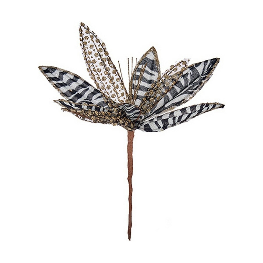 Adorno Navideño Krist+ Blanco Negro 25 x 27 x 25 cm Navidad