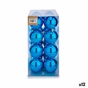 Set of Christmas balls Krist+ K1912475-1 Blue Plastic (12 Units)