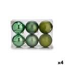 Set de Bolas de Navidad Krist+ 00743 Verde (4 Unidades)