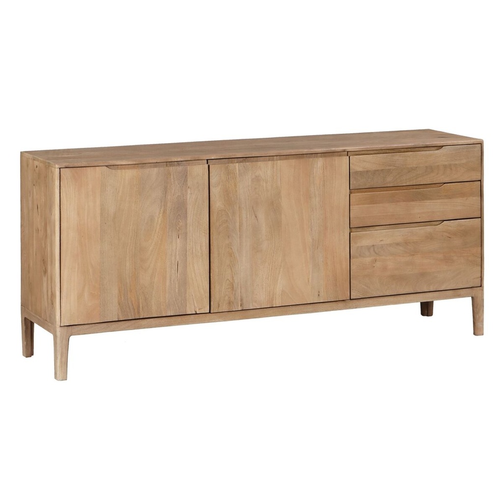 Sideboard STRAIGHT LINE Natural Mango wood 193 x 48 x 87 cm