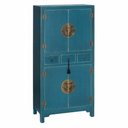Sideboard ORIENTE Blue Golden Iron MDF Wood 63 x 33 x 131 cm
